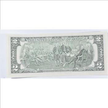 2003-A Maine State Overlay' Limited Edition $2.00 FRN Note Colorized