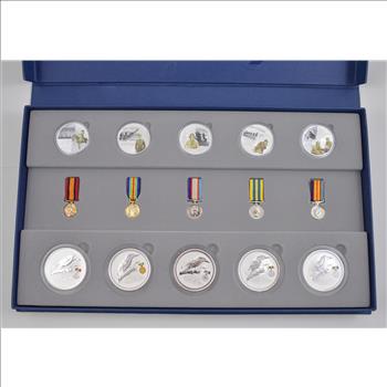 2003-P Australians At War Coin Complete Collection w/ Box & COA