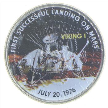 2005-D Commemorative Space Overlay Kennedy Half Dollar - Viking 1 - US Coin