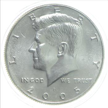 2005-D Commemorative Space Overlay Kennedy Half Dollar - Viking 1 - US Coin