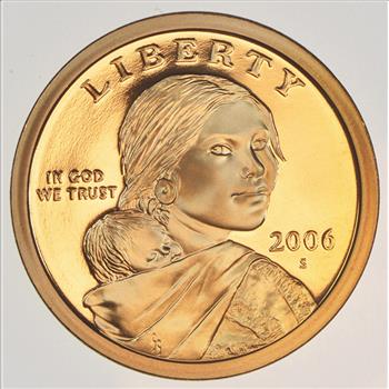 2006-S Deep Cameo Proof  Sacagawea Dollar