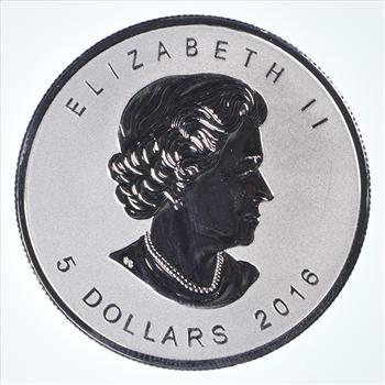 2016 1 oz Monkey Privy Canadian Silver Maple Leaf Reverse Proof Coin - Lunar Series