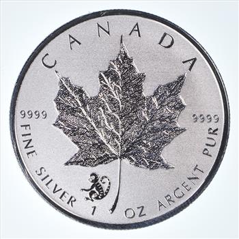 2016 1 oz Monkey Privy Canadian Silver Maple Leaf Reverse Proof Coin - Lunar Series