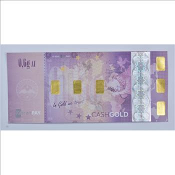 2016 Karat Pay .6 Gram Fine Gold - Cash Gold Certificate