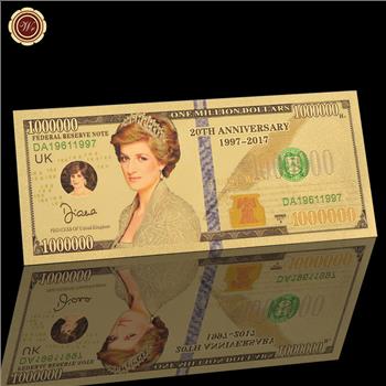 20th Anniversary Princess Diana Million Dollar Novelty Note