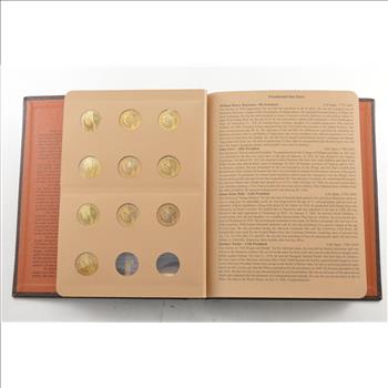 22 Coins Presidential Dollar Collection 2007-2011 - Album Set Partially Complete With Proof