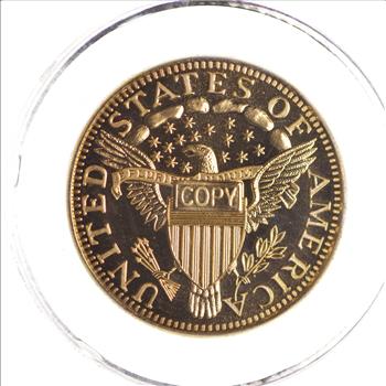 24K Gold Plated - United States Type Gold Coin - Tribute