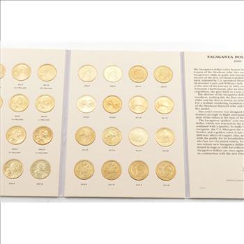 32 Coins Sacagawea Dollar Collection 2000-2015 - Album Set Complete