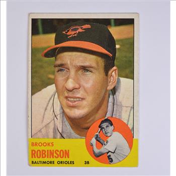 #345 Topps 1963 Brooks Robinson - Baltimore Orioles