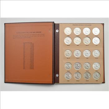 35 Coins - Franklin Half Dollars 1948-1963 - Complete Set