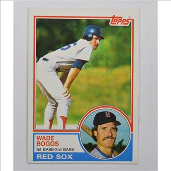 #498 Topps 1983 Wade Boggs - Boston Red Sox