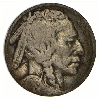 5c *S* Mint Marked - 1919 Buffalo Indian Head Nickel - Better Date - High Redbook Value