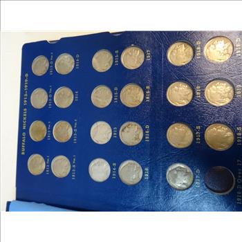 Complete Set of Buffalo Nickels from 1913-1938 