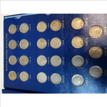 Complete Set of Buffalo Nickels from 1913-1938 