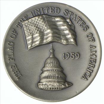 .925 Sterling Silver United States of America 1959 - Flag Series - 35.4 Grams