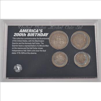 America's 200th Birthday Fancy Packaging Coin Set Collection