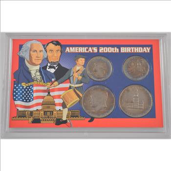 America's 200th Birthday Fancy Packaging Coin Set Collection