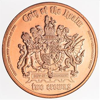 Anne Boleyn - Coin of the Realm - One Oz. .999 Fine Copper Round - No longer being minted
