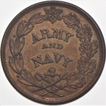 Army & Navy Civil War Token