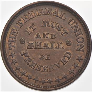 Army & Navy Civil War Token
