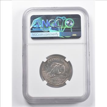 AU58 1979-P Susan B. Anthony Dollar Wide Rim NGC