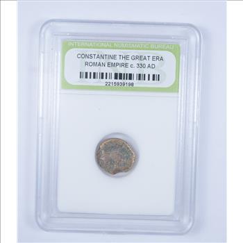 AUTHENTIC - Constantine The Great Era Roman Empire circ 330 AD - Historic Coin!
