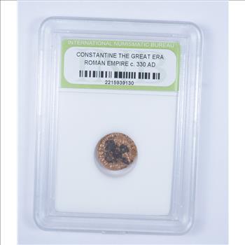 AUTHENTIC - Constantine The Great Era Roman Empire circ 330 AD - Historic Coin!
