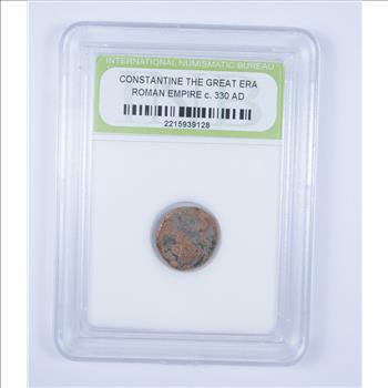 AUTHENTIC - Constantine The Great Era Roman Empire circ 330 AD - Historic Coin!