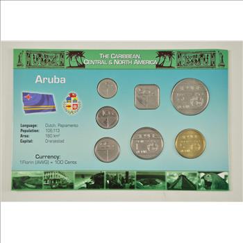 AWESOME - Aruba Coin Collection Set - Full Color! - Awesome way to collect!