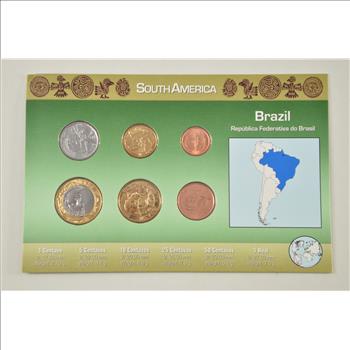 AWESOME - Brazil Coin Collection Set - Full Color! - Awesome way to collect!