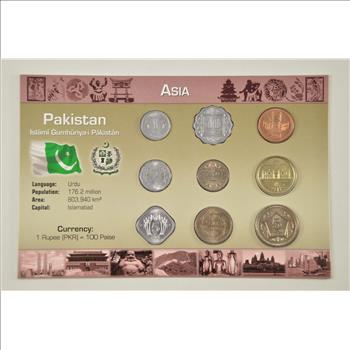 AWESOME - Pakistan Coin Collection Set - Full Color! - Awesome way to collect!