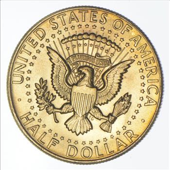 BEAUTIFUL Gold Tone - 1964 Kennedy Half Dollar - Unbelievable color