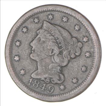 Better 1849 - US Large Cent Penny - Coin Collection Lot Set Break