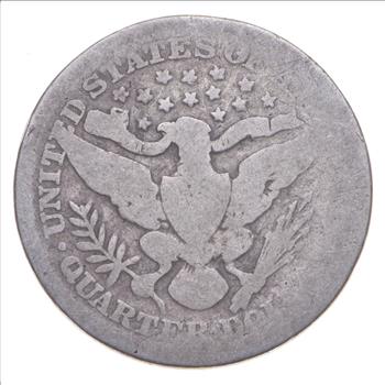 Better 1897 - US Barber 90% Silver Quarter Coin Collection Set Break