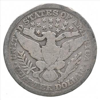 Better 1897 US Barber 90% Silver Quarter Coin Collection Set Break