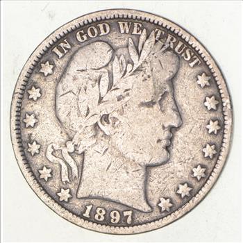 Better 1897-O - US Barber 90% Silver Half Dollar Coin Collection Set Break