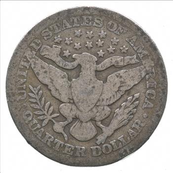 Better 1904 US Barber 90% Silver Quarter Coin Collection Set Break