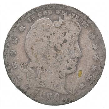 Better 1906-O US Barber 90% Silver Quarter Coin Collection Set Break