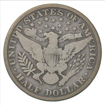 Better 1908 US Barber 90% Silver Half Dollar Coin Collection Set Break