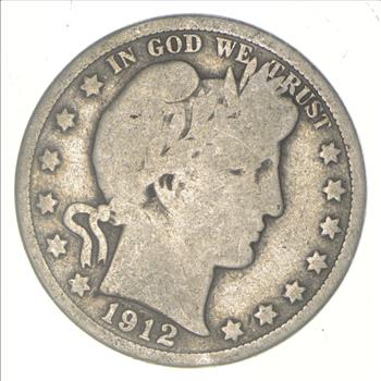 Better 1912 - US Barber 90% Silver Half Dollar Coin Collection Set Break