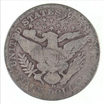 Better 1912-D US Barber 90% Silver Half Dollar Coin Collection Set Break