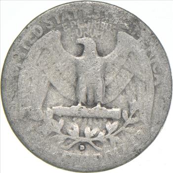 Better 1935-D US Washington 90% Silver Quarter Coin Set Break