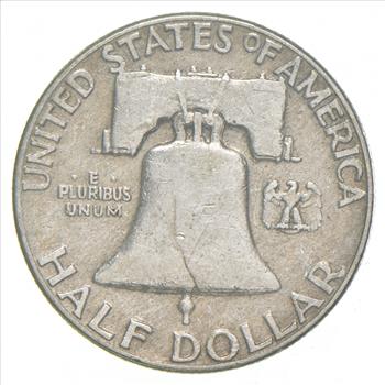 Better 1950 US Franklin 90% Silver Half Dollar Coin Collection Set Break