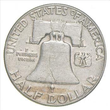 Better 1950 US Franklin 90% Silver Half Dollar Coin Collection Set Break