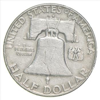 Better 1960-D US Franklin 90% Silver Half Dollar Coin Collection Set Break