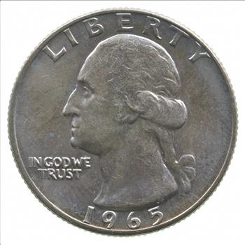 Better 1965 US Washington 90% Silver Quarter Coin Set Break