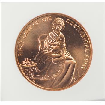 Brilliant Uncirculated 2007 Martha Washington Bronze Medal First Spouses Series - Graded NGC