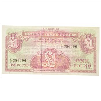 British Armed Forces One Pound Special Voucher Note, 4th Series