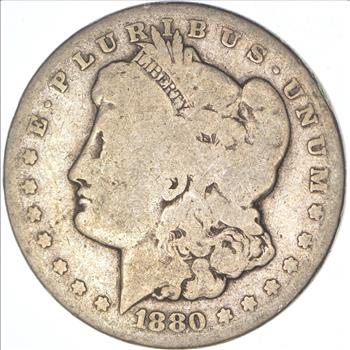 Carson City - 1880-CC Morgan Silver Dollar - RARE Historic Coin