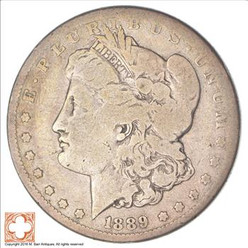 Carson City - 1889-CC Morgan Silver Dollar - RARE Historic Coin